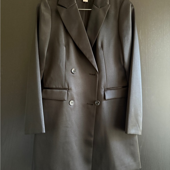 H&M Charcoal Long Sleeve Dress - Picture 1 of 3